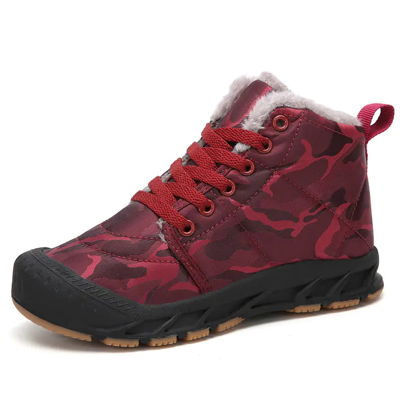 Children's Snow Boots with Warm Fleece for Outdoors